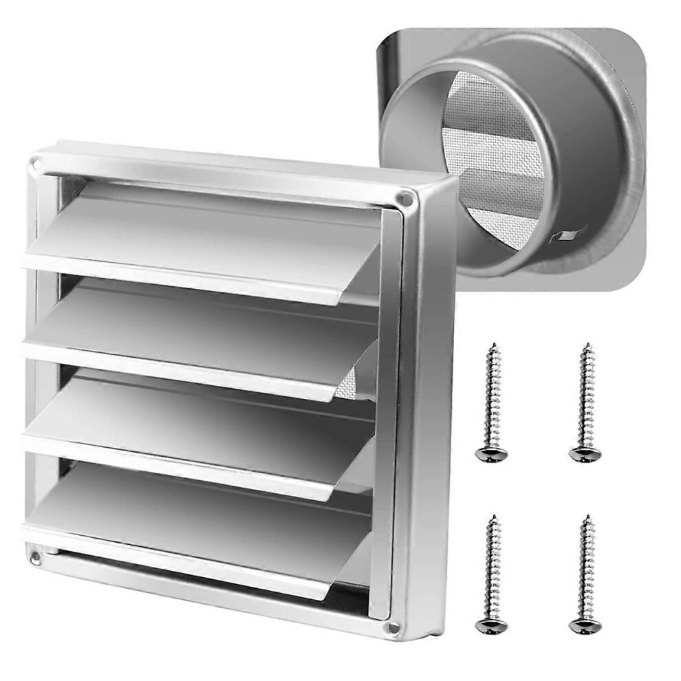 Stainless Steel Louvered Vent Cover For Easy Installation,125Mm 6935161369403