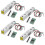 Digital Load Cell Weight Sensor-4 Sets 1KG Load Cell HX711 Amplifier 1