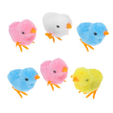 6 Pieces Plush Chick Windup Toy Easter Windup Toy Chick Windup Toy Cute Easter Toy Easter Chick Windup Toy Easter Chick Toy