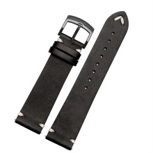 Leather Bracelet for Citizen BM847526E 00F00X Bracelet 20 mm 22 mm Black Brown Soft Cowhide Strap Schwarz 20 mm