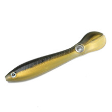 Esca da pesca bionica morbida con design a coda a paletta, azione di nuoto realistica, esca da pesca realistica per acqua dolce e salata, materiale