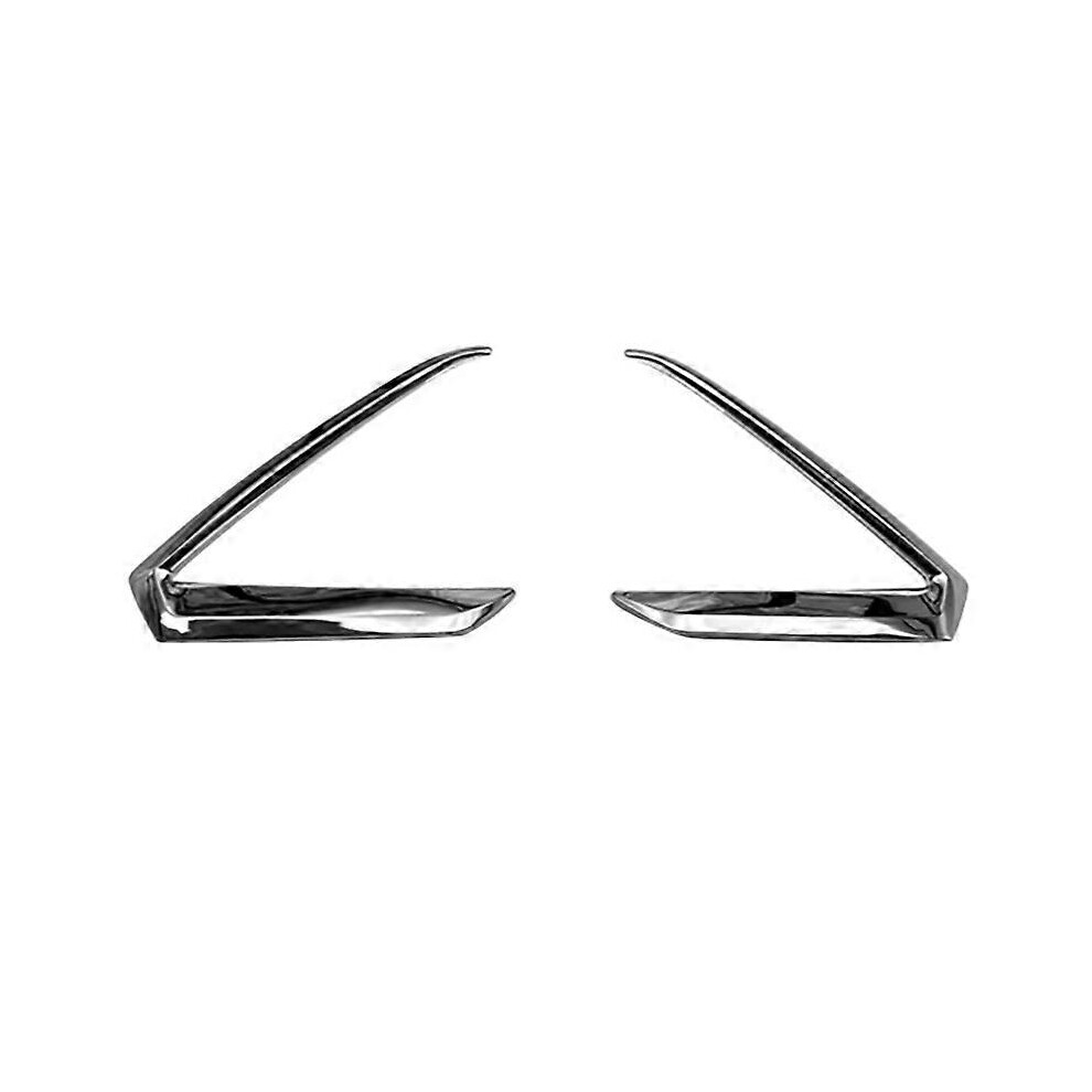 2Pcs For Lexus Ux Za10 Ux200 Ux250h 2019-2020 Abs Chrome Rear Fog Lights Frame Cover Trim 6935161369052