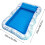 Pool Float  Inflatable Lounger with Cup Holder for Beach, Lake 5