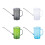 2L Garden Watering Can with Ergonomic Handle and Long-grey 2