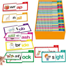 30 Reading and Rhyming Flip Books, Word Families, Flashcards, ABC Vocabulary Words, Educational Games