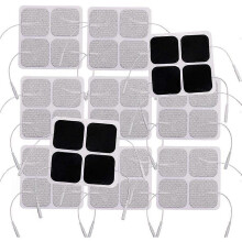 40pcs TENS Unit Pads, 2X2 Electrodes for EMS Muscle Stimulator Electrotherapy Pads