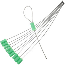 10 Pack Tamper Evident Security Cable Seals with Adjustable Steel Wire for Logistics, Containers, Trailers, Boats, and Doors