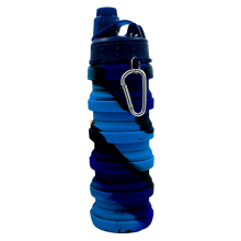 Healthy Hydration Collapsible Water Bottle, Leak Proof & Wide Opening, Temperature-Resistant, Reusable Water Bottle With Anti-Vibration Feature