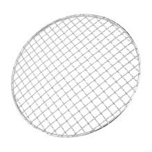 Round grill grate, round, stainless steel, nonstick coated, Korean grill net, cooling rack for steaming, baking vegetables, meat, fish (180 mm) 18 cm