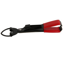 Braçadeira de fixação para escapamento automotivo, suporte separador em aço de alta resistência a impactos com pontos de apoio.