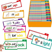 30 Flip Books for Reading and Rhyming, Word Families, Kindergarten, Gift