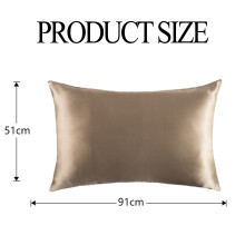Silk Pillowcase for Hair and Skin, Soft And Smooth Satin Fabric Luxury Envelope Closure Bedding Cover, Double Sided Mulberry Silk Pillow Case with Act
