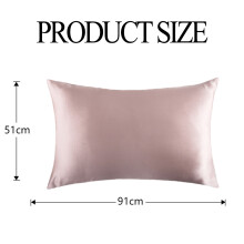 Mulberry Silk Pillowcase Envelope Design, Wrinkle and fade resistant Premium Satin Bedding Cover, Double-Sided Soft And Smooth Satin Fabric for Skin A