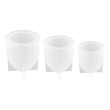 3Pcs De Silicone Forma De Para Artesanato DIY