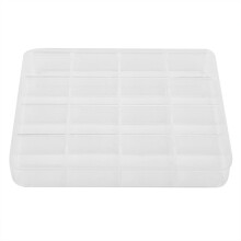 Opbergdoos voor knutselkralen met transparante vakken, multifunctionele PP-organizer voor cosmetica, moeren, bouten en doe-het-zelf-accessoires,