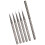 5 Pieces Premium Nail Design Brush Kit Assorted Sizes Fine Tip 1