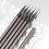 5 Pieces Premium Nail Design Brush Kit Assorted Sizes Fine Tip 4