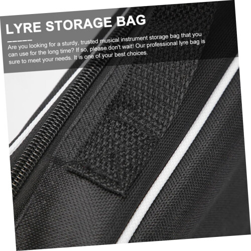 Carrying Bag Polyester Harp Storage Case For Lyres Durable Sewing Portable 1