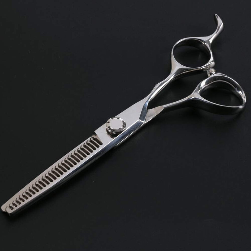 Professional Salon Hairdressing Scissors Set Hair Cutting Thinning Scissors Comb Scissors Stainless Steel Silver