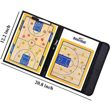 Tablă tactică de baschet, clipboard reutilizabil și ștergător pentru antrenori, aranjament tactic și kit de îndrumare pentru antrenament,
