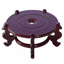 Plant Caddy Wooden Round Plant Stand Indoor Outdoor Pot Plant Roller Base Without Wheels Patio Garden