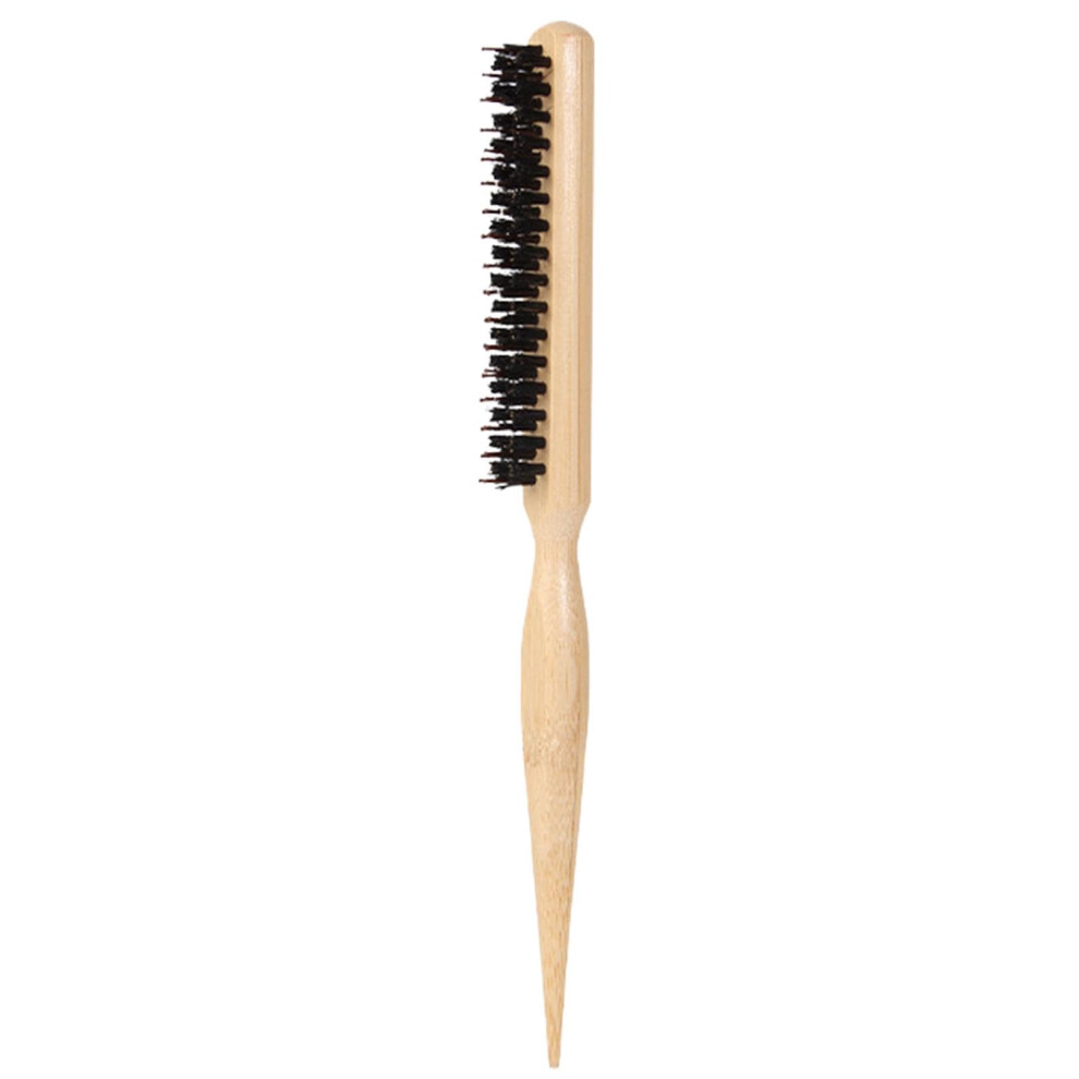 Detangling Hair Brush with Nylon Bristles and Curl Defining Comb for Volume Boost and Frizz Control