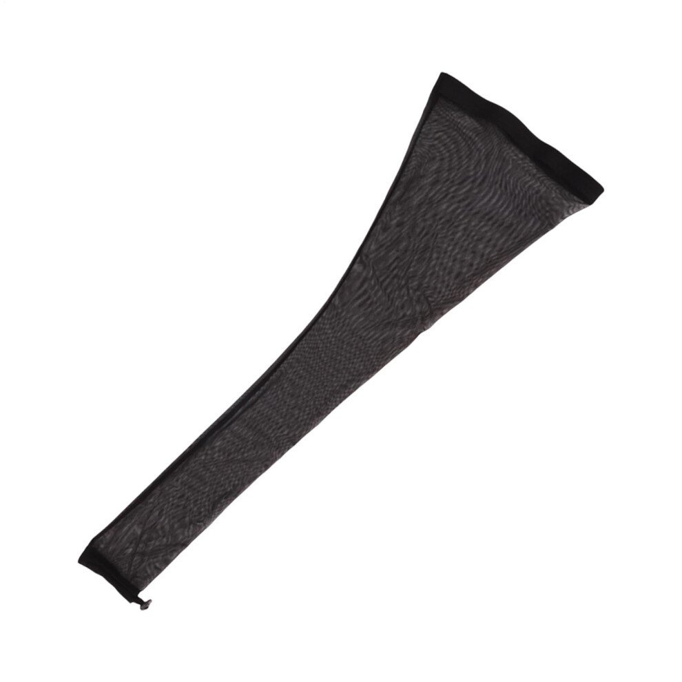 Unisex Black Hair Sleeves For Locs Women Breathable Stretchy Wrap With Elastic Band For Braids Wigs Home Salon Travel