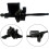 Hydraulic replacement brake system for dirt bikes, mopeds, ATVs, compatible with 22 mm bars 2