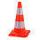 Stabilo Traffic Cone, Traffic Cone, Warning Cone, Traffic Cone, Warning Cone, 500 mm with 2 Strips 1
