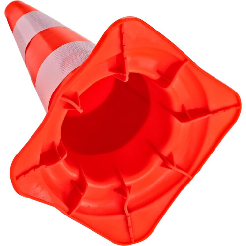 Stabilo Traffic Cone, Traffic Cone, Warning Cone, Traffic Cone, Warning Cone, 500 mm with 2 Strips 2
