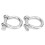 Θαλάσσιας ποιότητας ανοξείδωτο χάλυβα D Ring αγκύρια σφυρηλατημένη κατασκευή 5