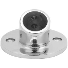 Accesorios para pasamanos Superficie pulida Resistente a la corrosión Acero inoxidable de grado marino Pasamanos para embarcaciones Base redonda