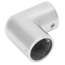 Conector de tubería de codo de 90 grados de acero inoxidable de grado marino, accesorio para pasamanos de barco, resistencia a la corrosión de alta