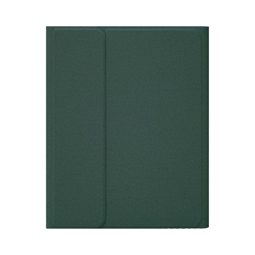 Detachable Keyboard, Clothtexture Flip Leather Protective Case For Ipad Air 11Inch 2024, Dark Green 9119770161680
