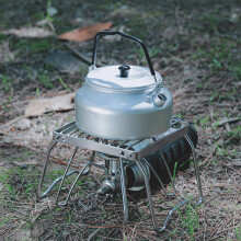 Griglia portatile per cucinare all'aperto, griglia pieghevole con struttura in acciaio inox 304, mini barbecue e supporto da tavolo per cucinare in