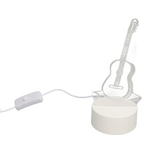 Abajur de mesa decorativo com alimentação USB, lâmpada de ilusão de ótica, luz noturna 3D em formato de coruja com LED que muda de cor para