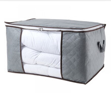 Storage Bins with Lids for Closet and Garage, Large Storage Bags with Clear Window, Foldable Storage Containers with Breathable Material, Reinforced H