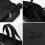 Thickened Double Layer Business Briefcase Multifunctional Waterproof Zipper Pouch Solid Color Black Large Capacity Organizer 5