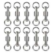 Mousquetons à double extrémité polyvalents pour applications agricoles et récréatives, fermeture sécurisée, gâchettes à dégagement rapide