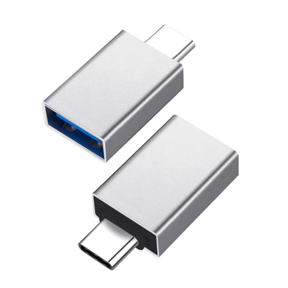 Usb C To Adapter Type Male To Usb 3.0 Female Converter 5Gbps Data Transfer Charging Silver 9119770162199