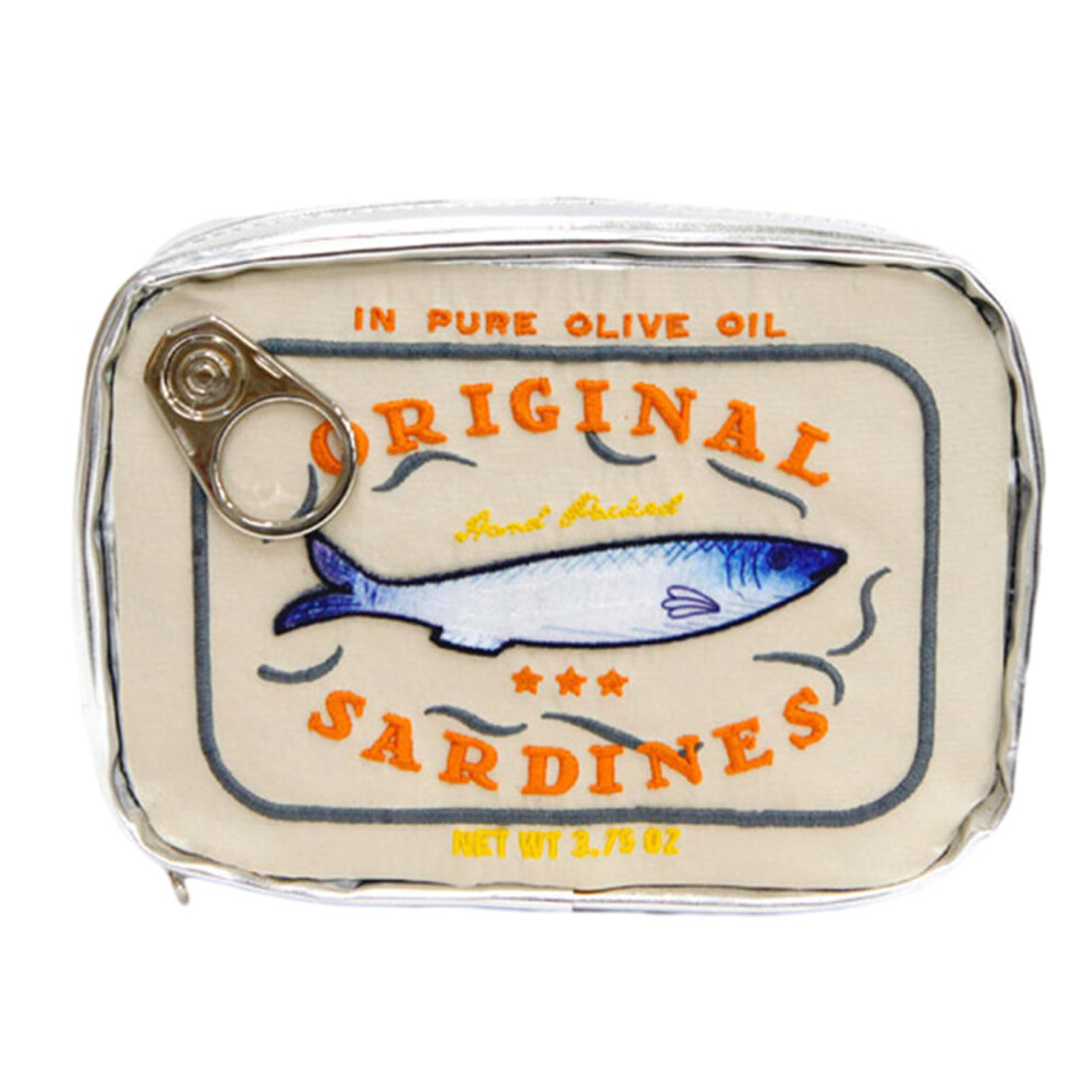 Makeup Bag Canned Sardines Shaped Cosmetic Clutch Travel Makeup Organizer For  Care Toiletry Bag