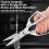 Kitchen Scissors Ergonomic All Purpose Kitchen Shears For Cooking And Fabric Cutting Restaurant Silver 5