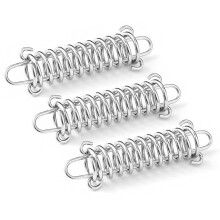 Mola amortecedora para guia de cachorro, clipe resistente para guia de cachorro, material resistente à ferrugem, design autoajustável para