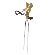 Porta canne da pesca per avventure in spiaggia e al lago, supporto portatile in acciaio inossidabile con materiale resistente, protezione antiscivolo