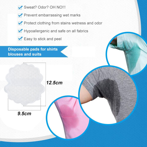 Επιθέματα Ιδρώτας Μασχάλης, Επιθέματα Μασχάλης μιας Χρήσης, Άνετα, Άοσμα, Μη