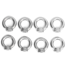 Tuerca de ojo de elevación de acero inoxidable Equipos de elevación ideales Tuerca roscada resistente a la corrosión para maquinaria de elevación