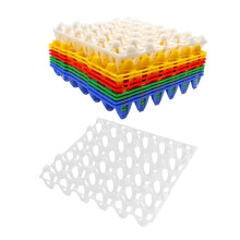 Egg Trays 20Pack for Poultry, Egg Flats  Carton, 30 Egg Setting Tray, Bird, Turkey, Quail Incubator