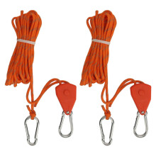 Correas de amarre con trinquete de cuerda con gran resistencia a la tracción, colgadores de cuerda ajustables con efecto reflectante y diseño de