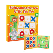 Magnetic Chess Set Portable 2in1 Travel Xo Chess Puzzle Toy Book Clip