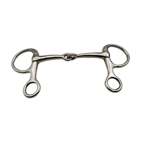 Horse Bit Stainless Steel Snaffle Bit for Training, Rustproof, BridleCompatible Equestrian Gear